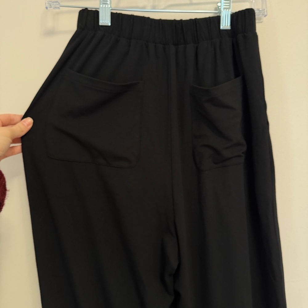 Universal Standard Jersey Drop Crotch Pants – Black – Size 4XS (00–0) NWT - Picture 8 of 16